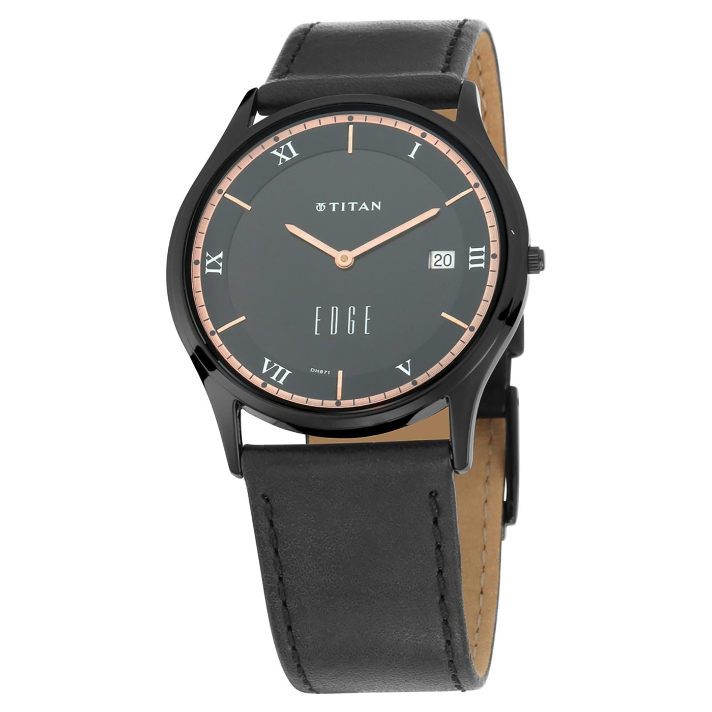 Edge Date 39mm Leather Band