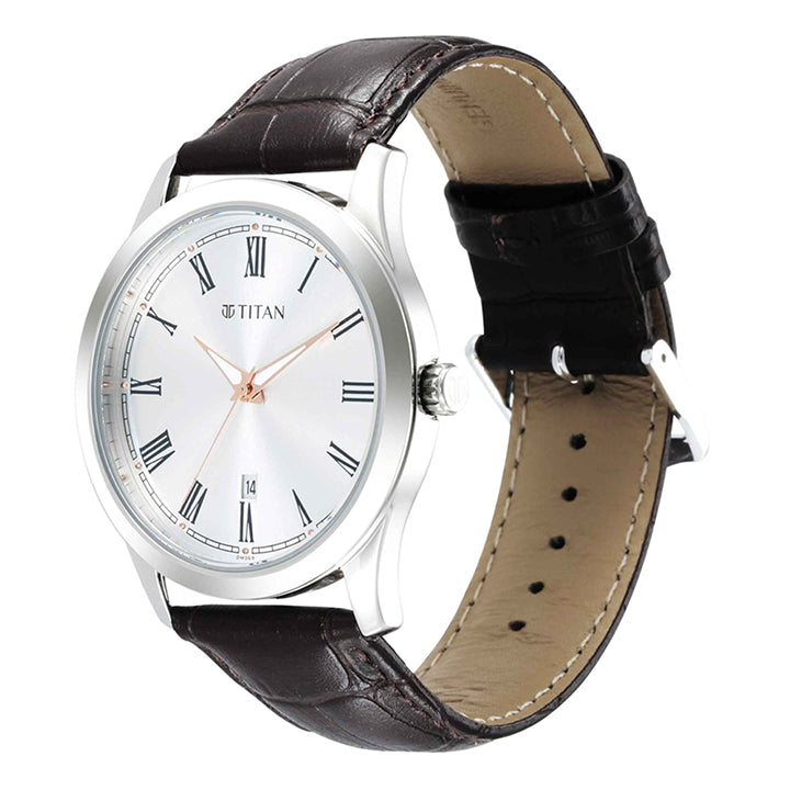 Titan Trendsetters Date 40mm Leather Band