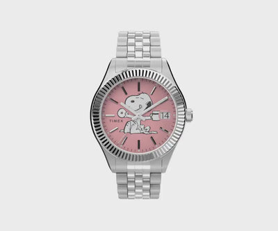 Timex Timex Legacy X Peanuts Day-Date 36mm Stainless Steel Band