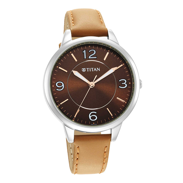 Titan Trendsetters 3-Hand 36.5mm Leather Band
