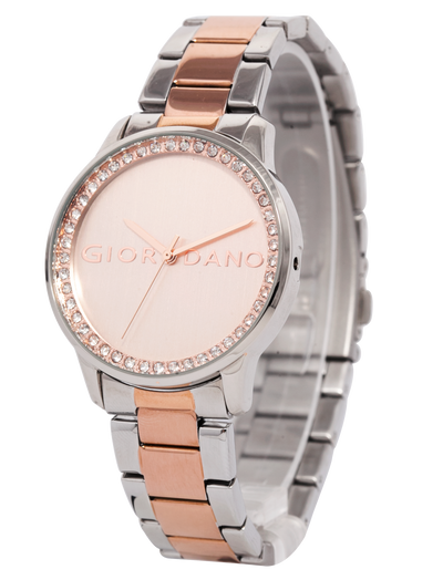Giordano Classic-Ladies 3-Hand 36mm Stainless Steel Band