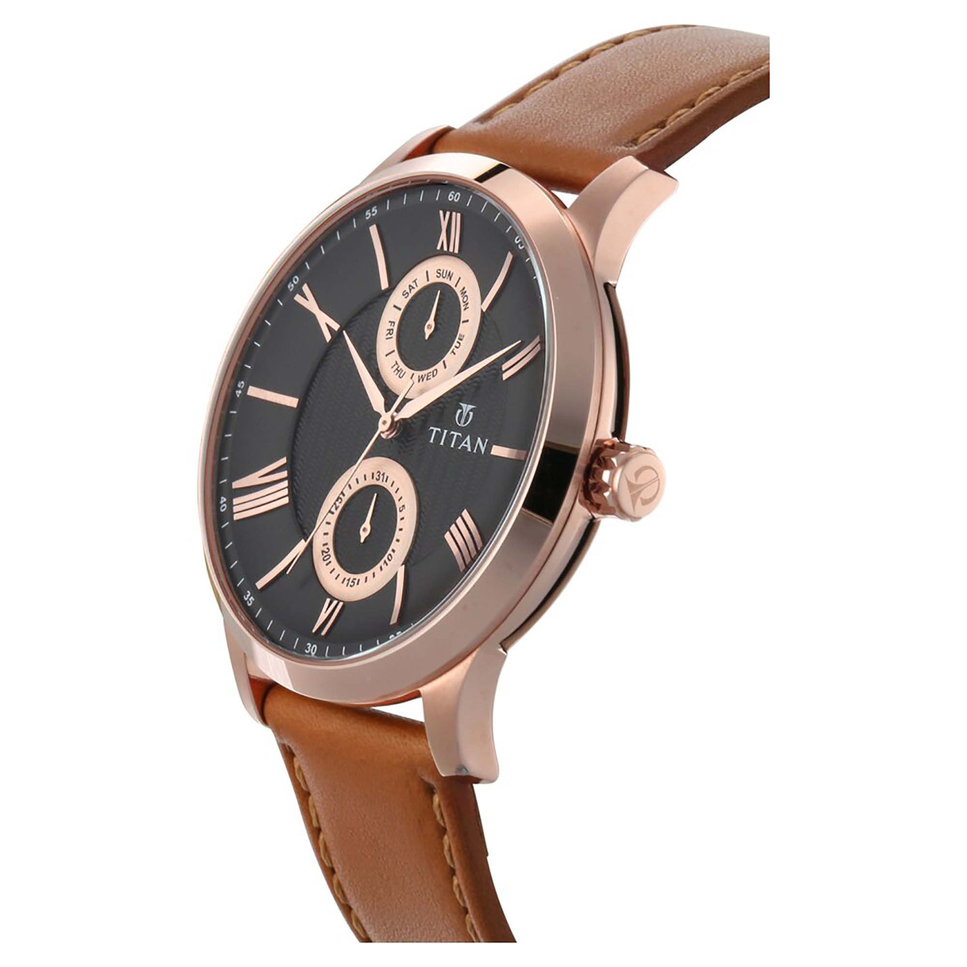 Light Leather Multifunction 44mm Leather Band