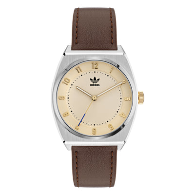 Adidas Code Two 3-Hand 38mm Leather Band