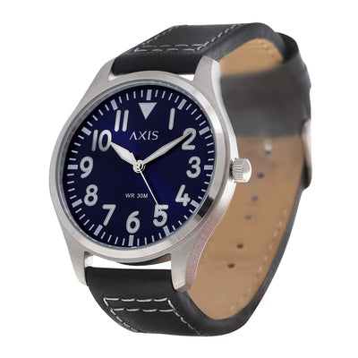 George 3-Hand 42mm Leather Band