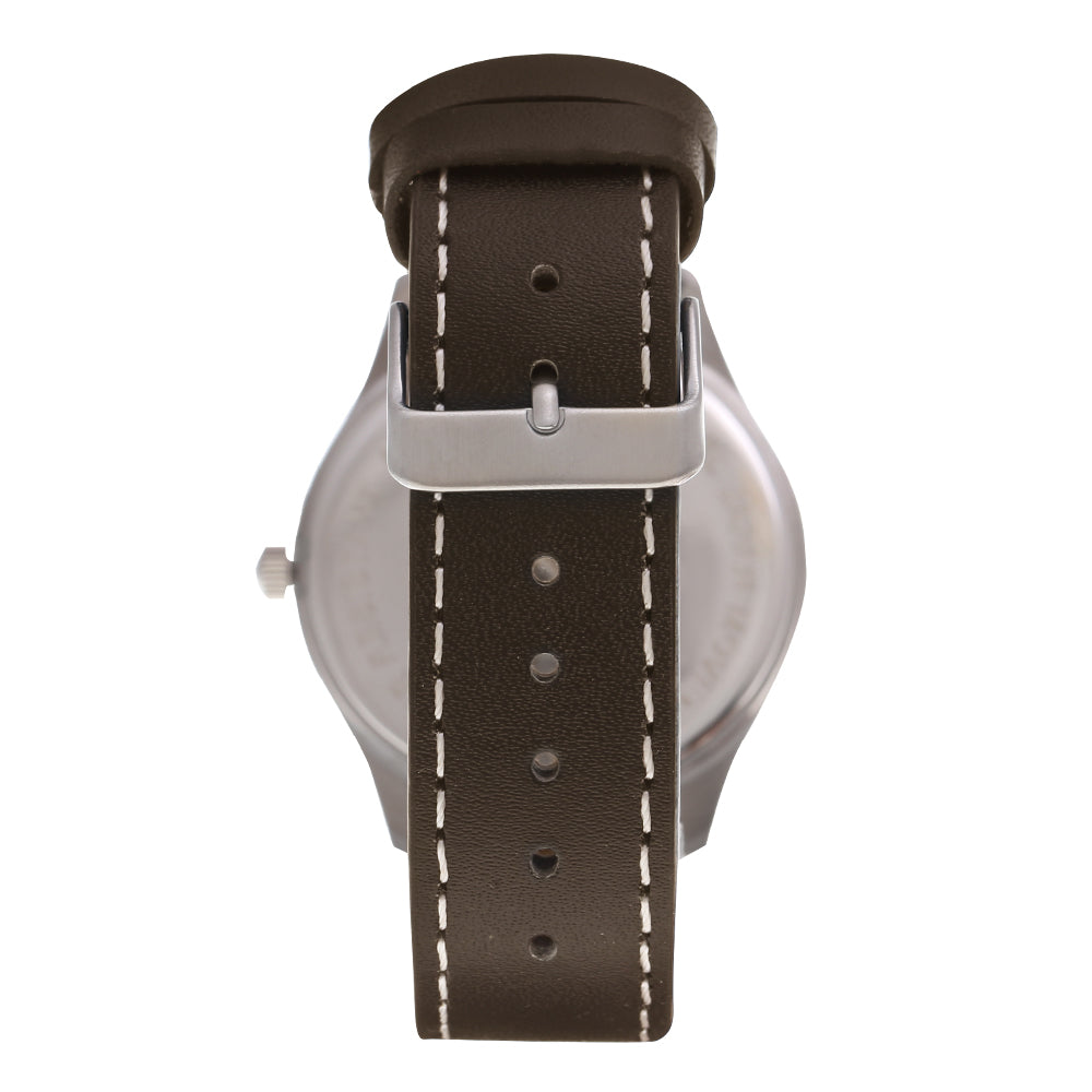 George 3-Hand 42mm Leather Band