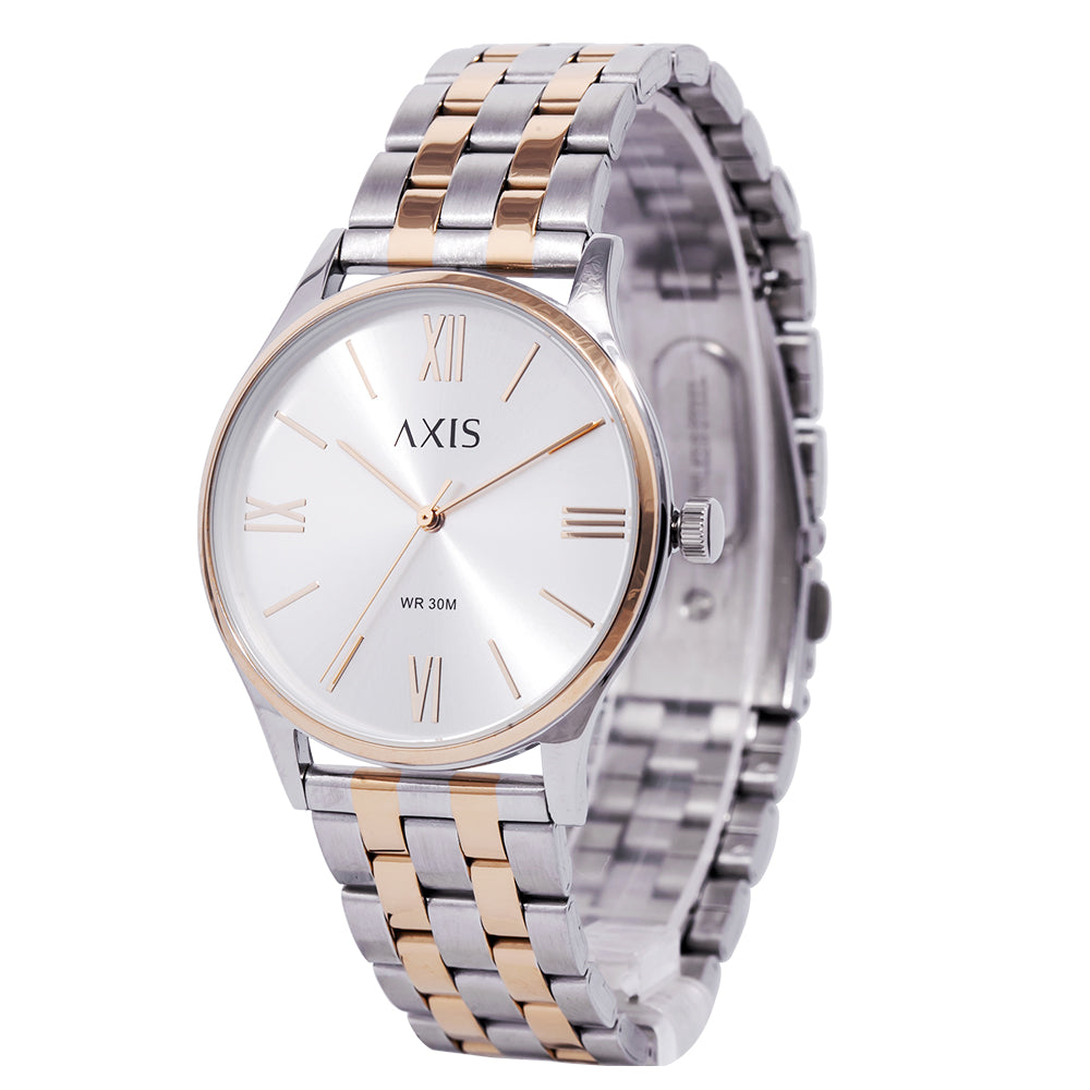 Axis Luke 3-Hand 42mm Stainless Steel Band