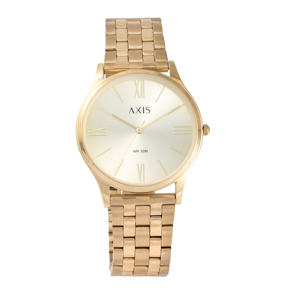 Axis Elton 3-Hand 42mm Stainless Steel Band
