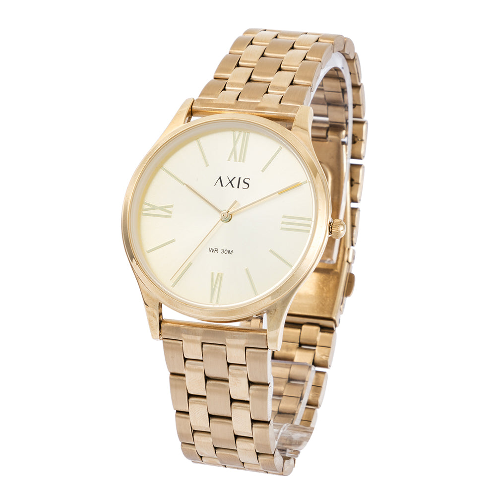 Axis Elton 3-Hand 42mm Stainless Steel Band