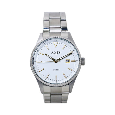 Axis  3-Hand 44mm Stainless Steel Band