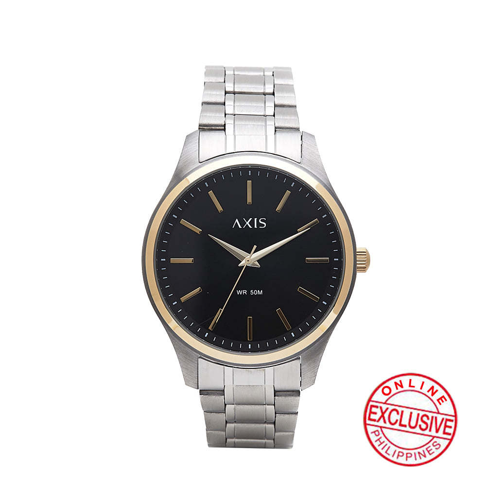 Logan 3-Hand 42mm Stainless Steel Band – Watch Republic PH