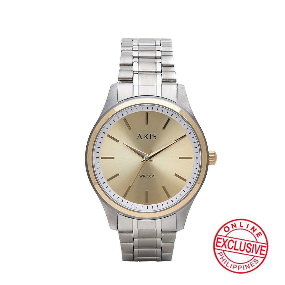 Logan 3-Hand 42mm Stainless Steel Band – Watch Republic PH