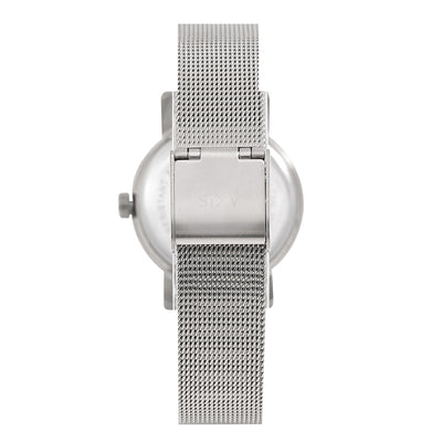 Cara 3-Hand 30mm Stainless Steel Band