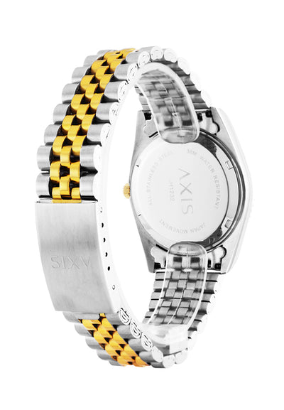 Tyler 3-Hand 36mm Stainless Steel Band