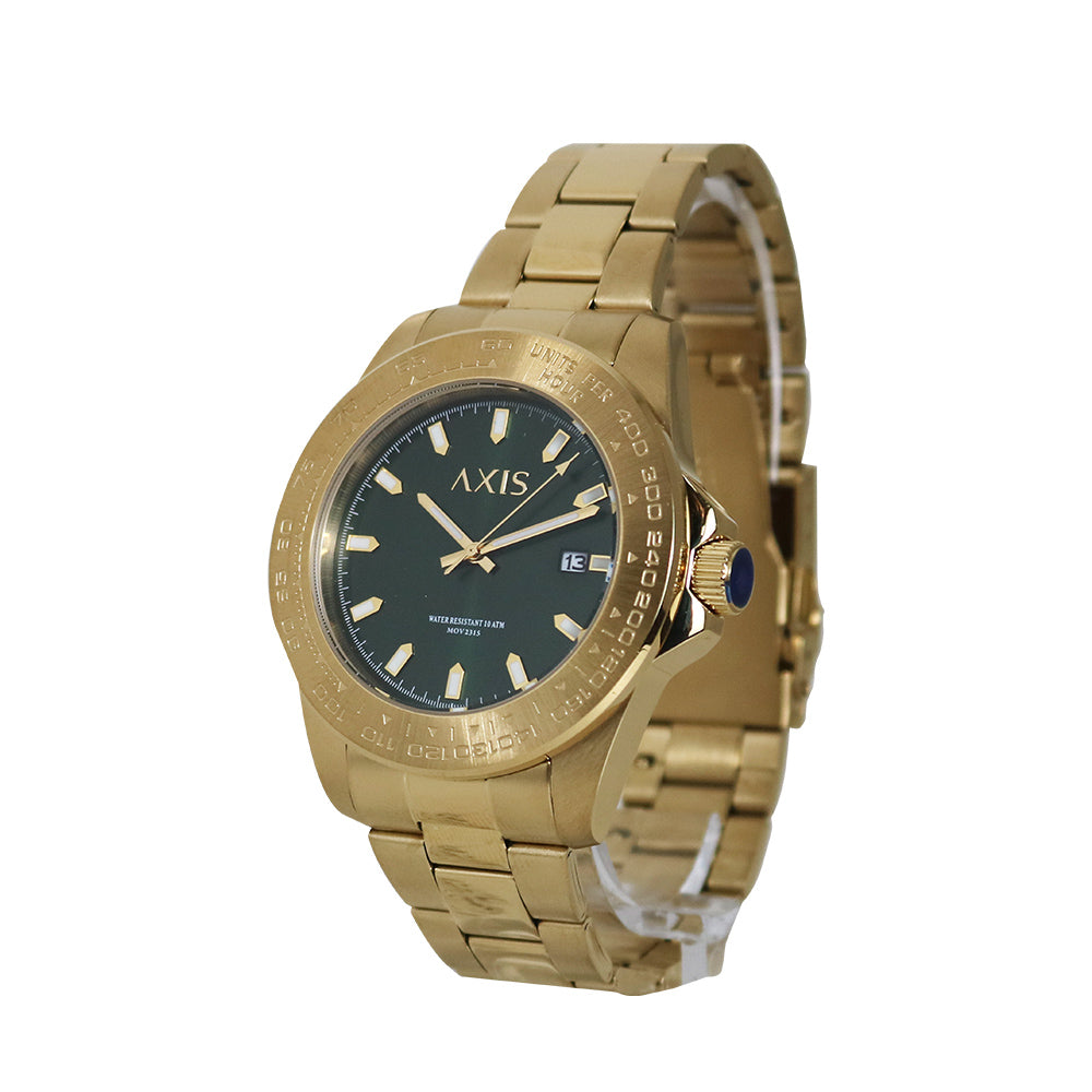 Axis Charles 3-Hand 44mm Stainless Steel Band – Watch Republic PH