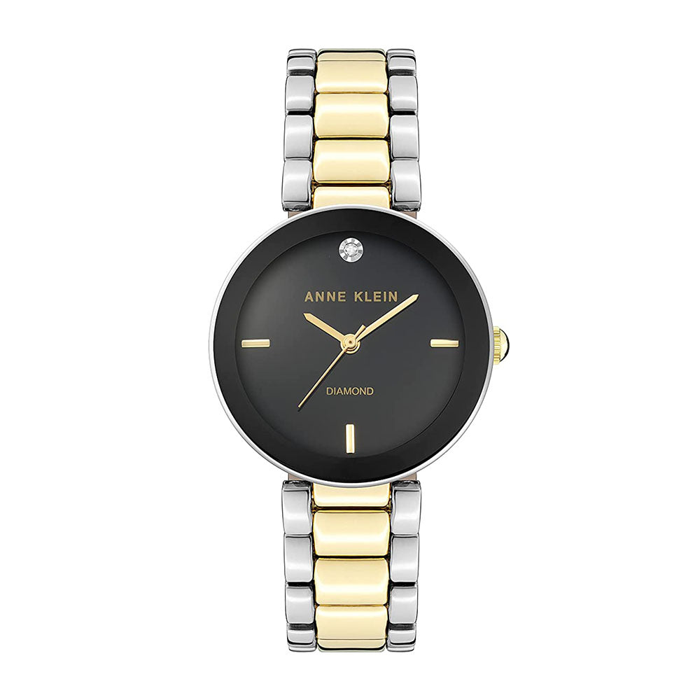 Anne Klein Metals 3-Hand 32.5mm Metal Band