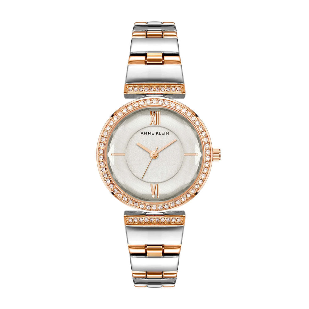 Anne Klein Metals 3-Hand 30mm Metal Band