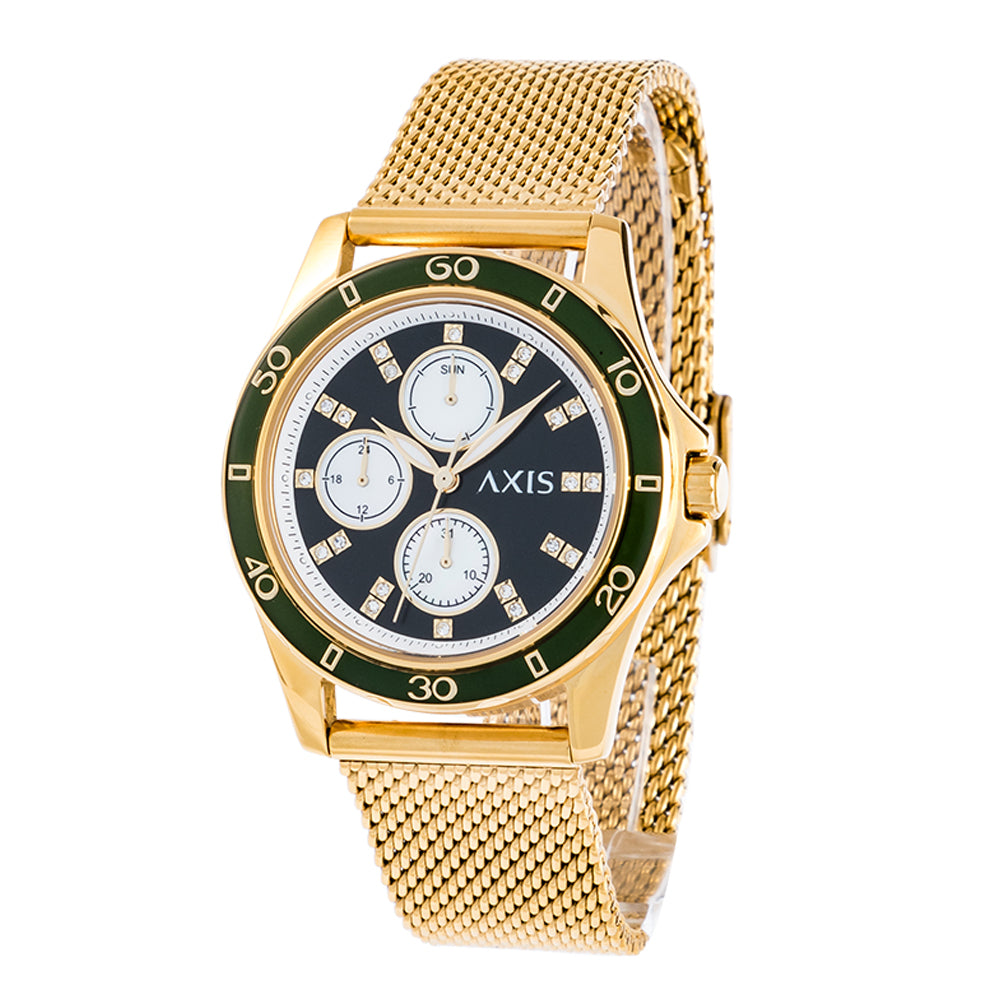 Florence Multifunction 38mm Stainless Steel Band – Watch Republic PH