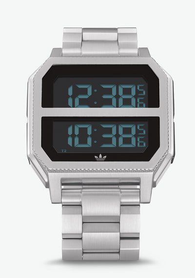 Archive_MR2 Digital 38mm Stainless Steel Band