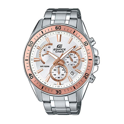 Edifice Standard Chronograph Chronograph 53mm Stainless Steel Band