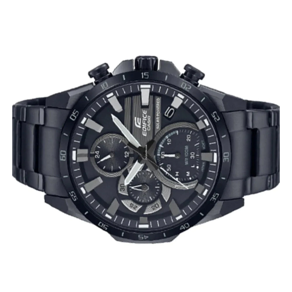 Casio Edifice Solar Chronograph 45.5mm Stainless Steel Band