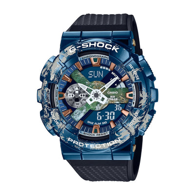 Casio G-Shock Metal Covered Anadigi 48.8mm Resin Band