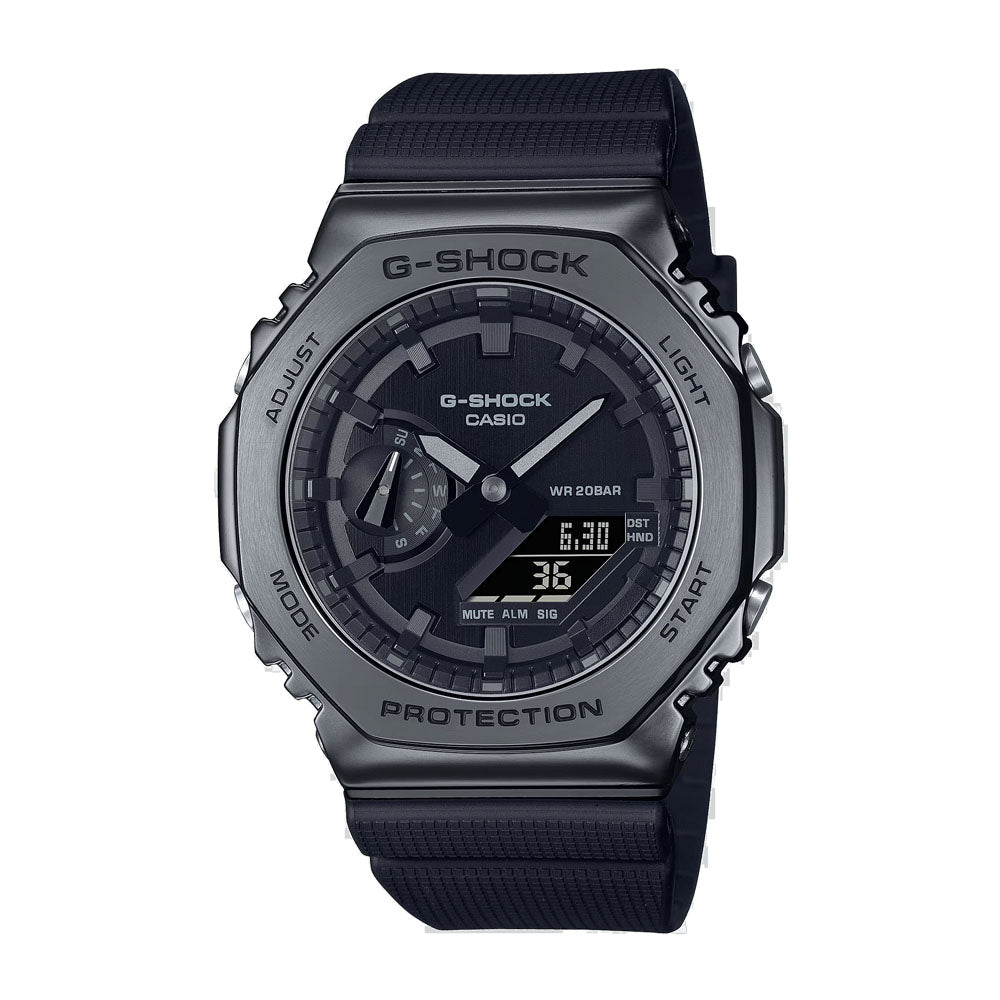 Casio G-Shock Metal Covered Anadigi 48.8mm Resin Band