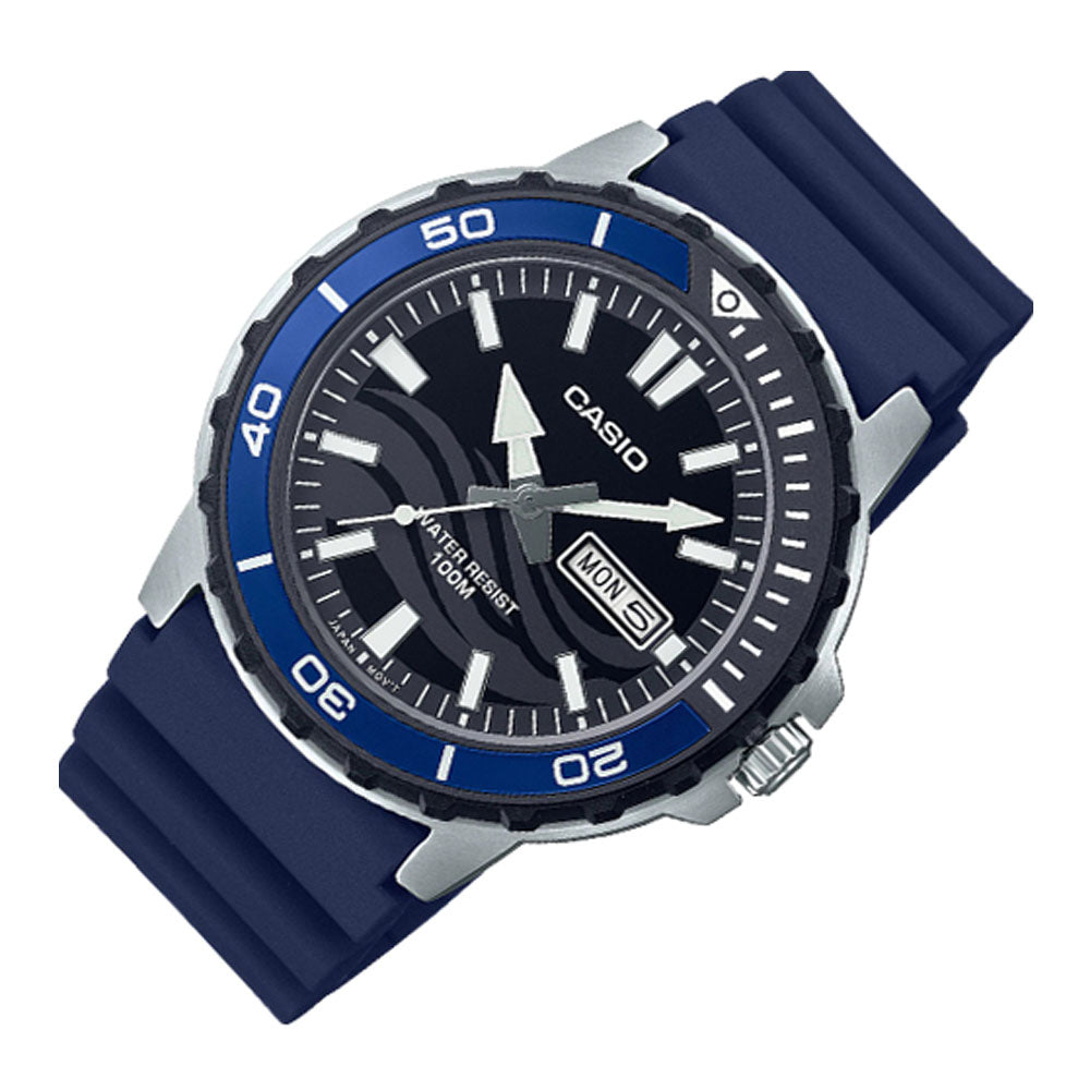 Casio Sports Analog Day-Date 45.6mm Resin Band