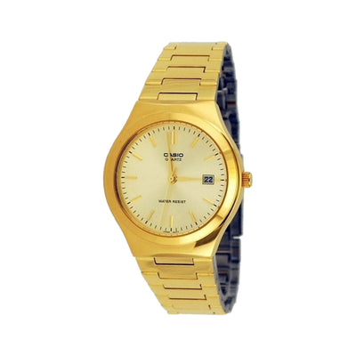 Analog Gold Date 36mm Stainless Steel Band
