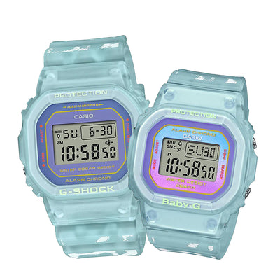 G-Shock/Baby-G Limited Model Pair Digital 43mm Resin Band