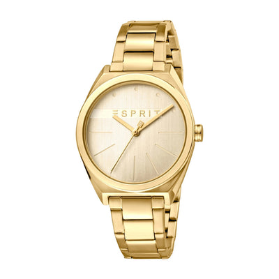 Esprit Slice 3-Hand 34mm Stainless Steel Band