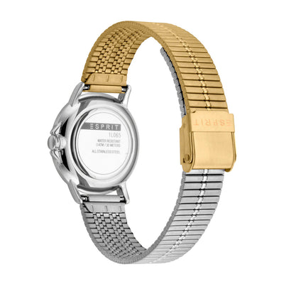 Esprit Fifty Fifty 3-Hand 32mm Stainless Steel Band