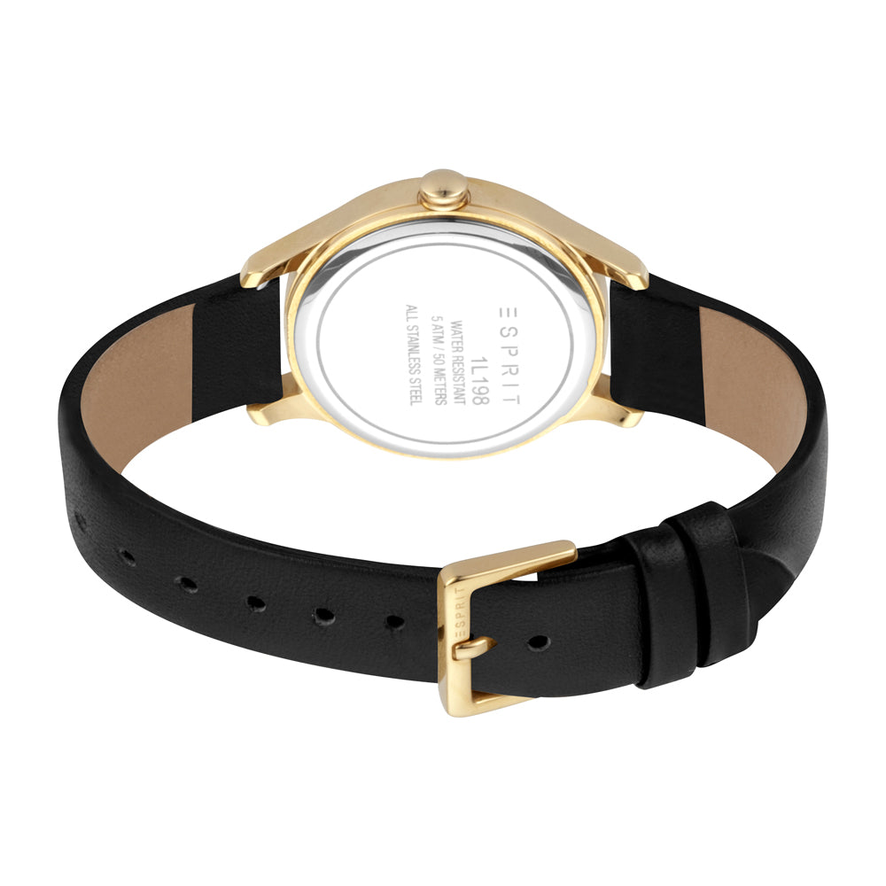 Marda Date 34mm Leather Band