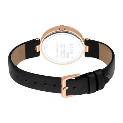 Roselle 3-Hand 34mm Leather Band