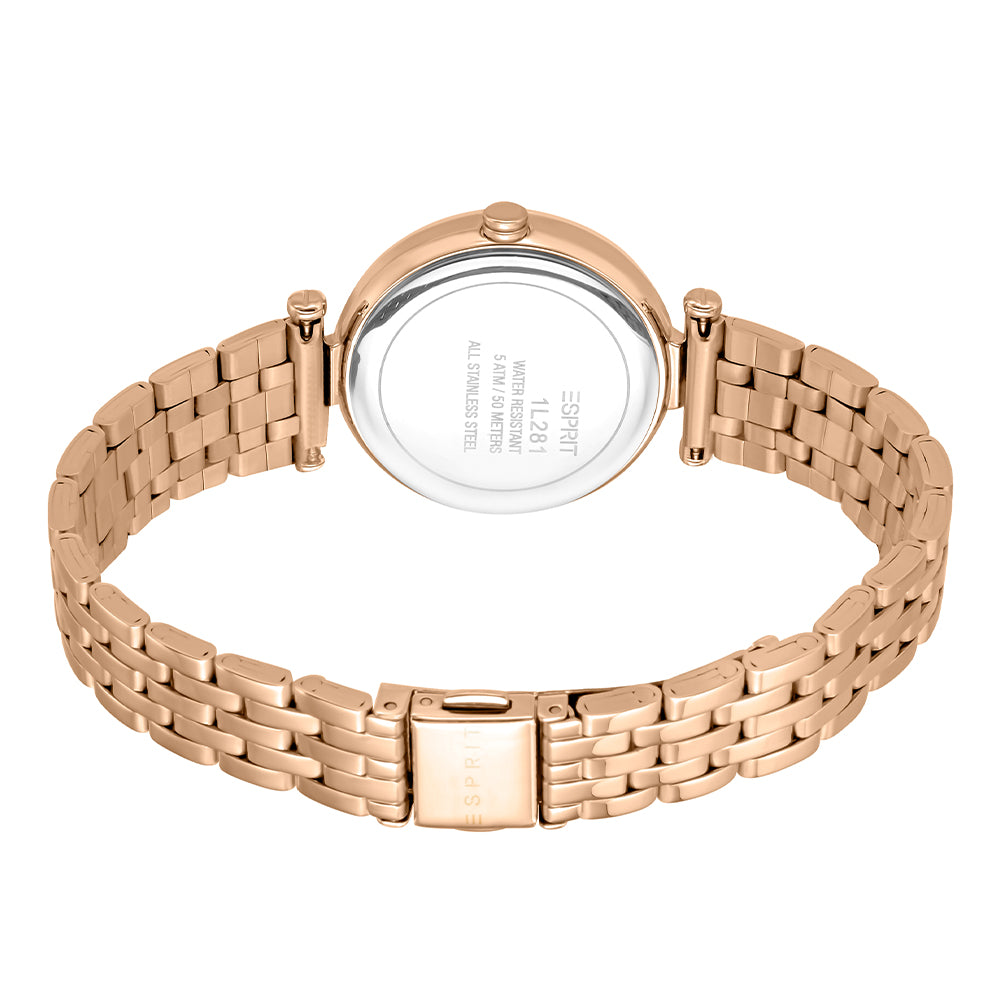 Esprit Laila Dot 3-Hand 30mm Stainless Steel Band
