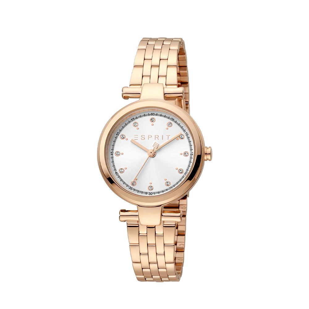 Esprit Laila Dot 3-Hand 30mm Stainless Steel Band