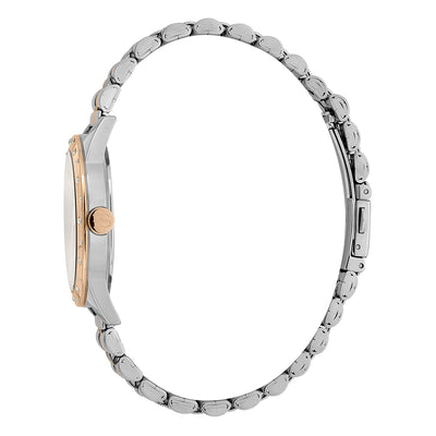 Ella 3-Hand 34mm Stainless Steel Band