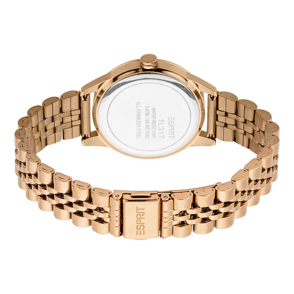 Esprit Willow Set 3-Hand 34mm Stainless Steel Band
