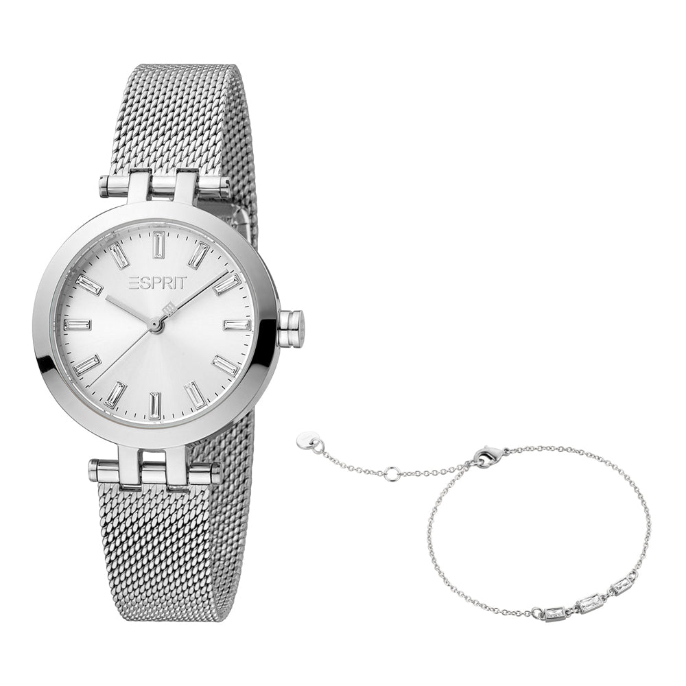 Esprit Brooklyn Set 3-Hand 30mm Stainless Steel Band
