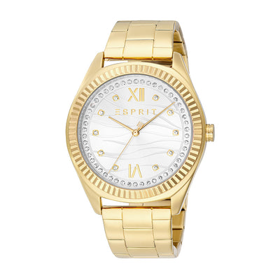 Esprit Uma 3-Hand 38mm Stainless Steel Band