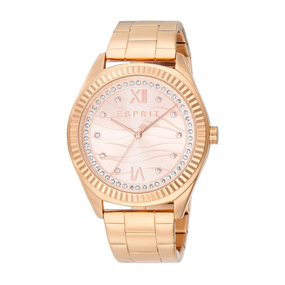 Esprit Uma 3-Hand 38mm Stainless Steel Band