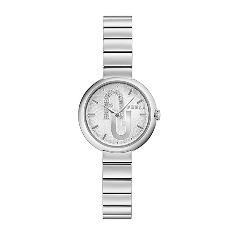 Furla 2-Hand 32mm Stainless Steel Band