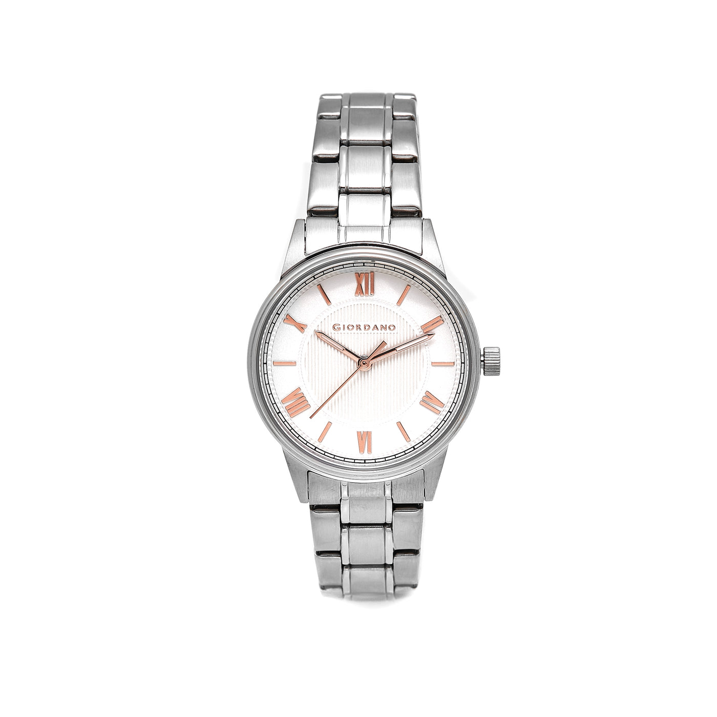 Giordano Classic-Ladies 3-Hand 32mm Stainless Steel Band