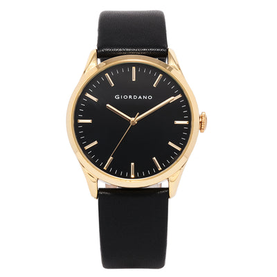 Classic Unisex 3-Hand 38mm Leather Band