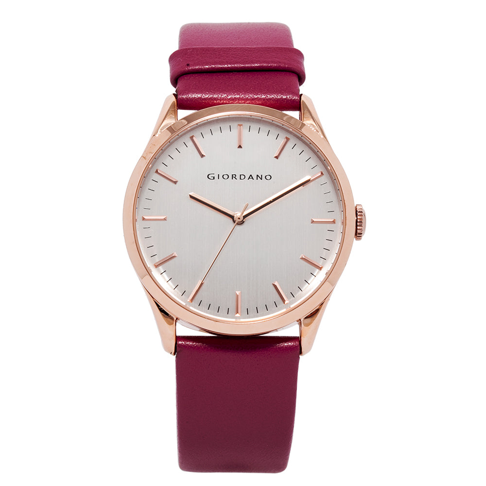 Classic Unisex 3-Hand 38mm Leather Band