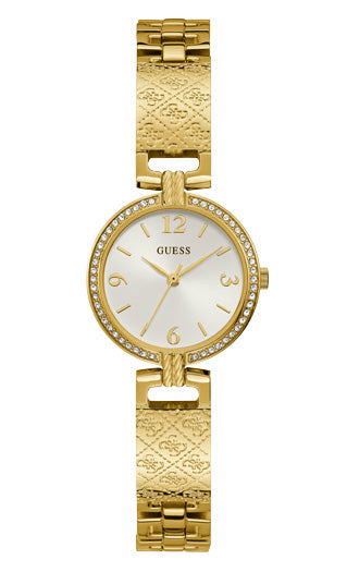 Guess 3-Hand 27mm Stainless Steel Band