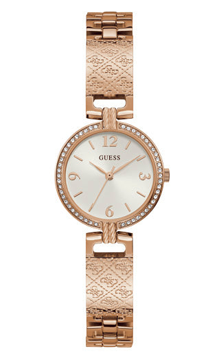 Guess 3-Hand 27mm Stainless Steel Band