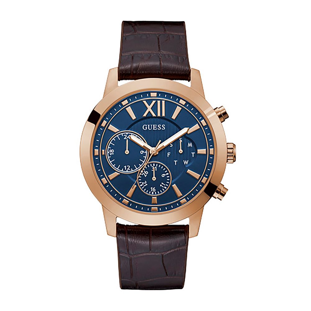 Guess Multifunction 45mm Leather Band