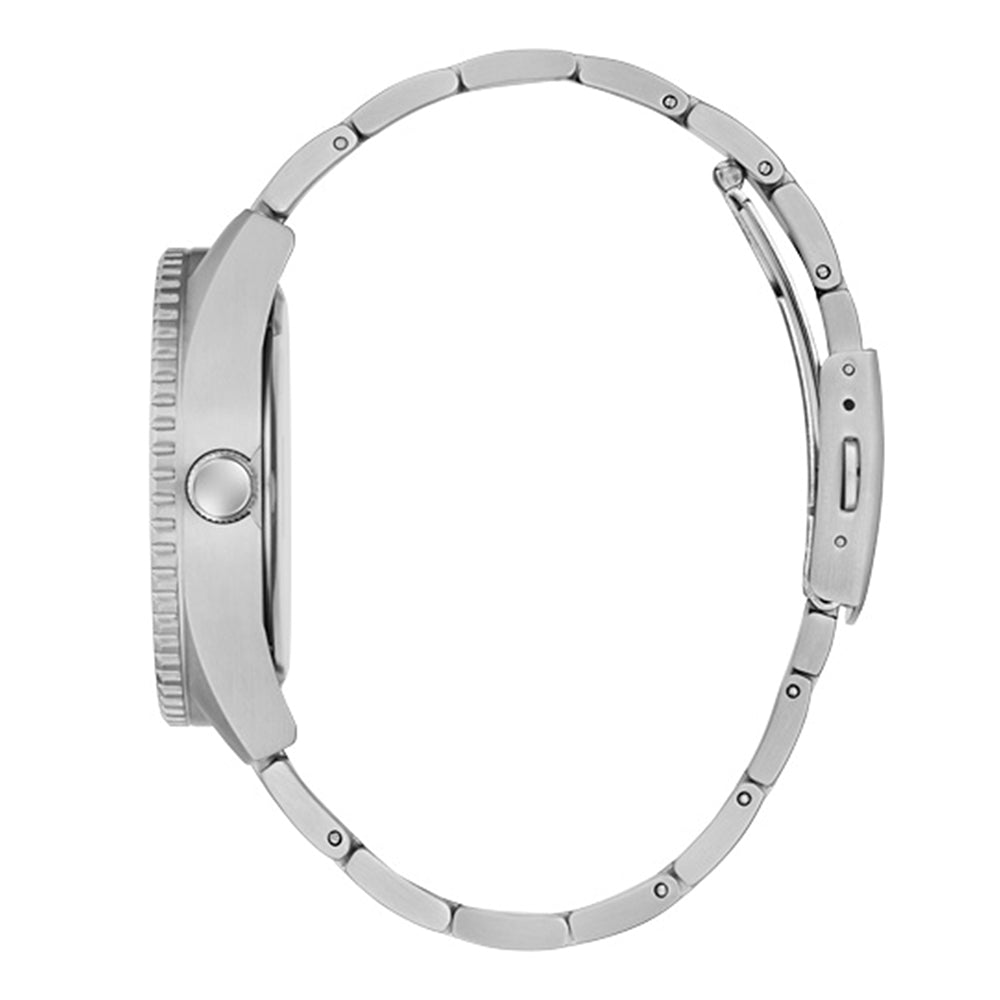GUESS 3-Hand 42mm Stainless Steel Band