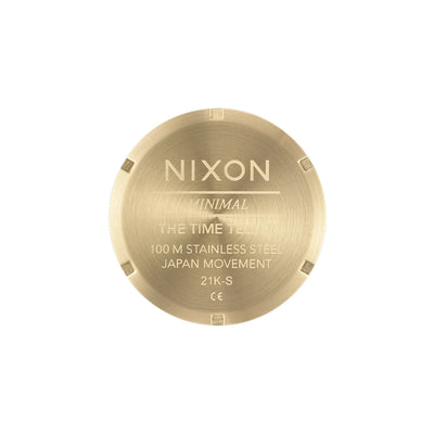 Nixon The Time Teller 3-Hand 37mm Stainless Steel Band