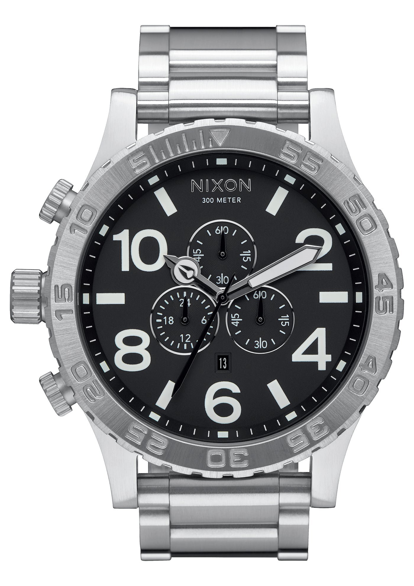 51-30 Chrono 3-Hand 51mm Stainless Steel Band